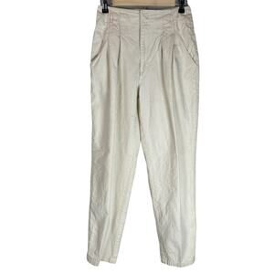 Vintage 90s pleated front high rise tapered leg pants